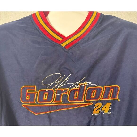 NASCAR Jeff Gordon #24: Chase Authentics Nylon Pullover Pre-Owned SIZE 2XL XXL - Picture 3 of 9